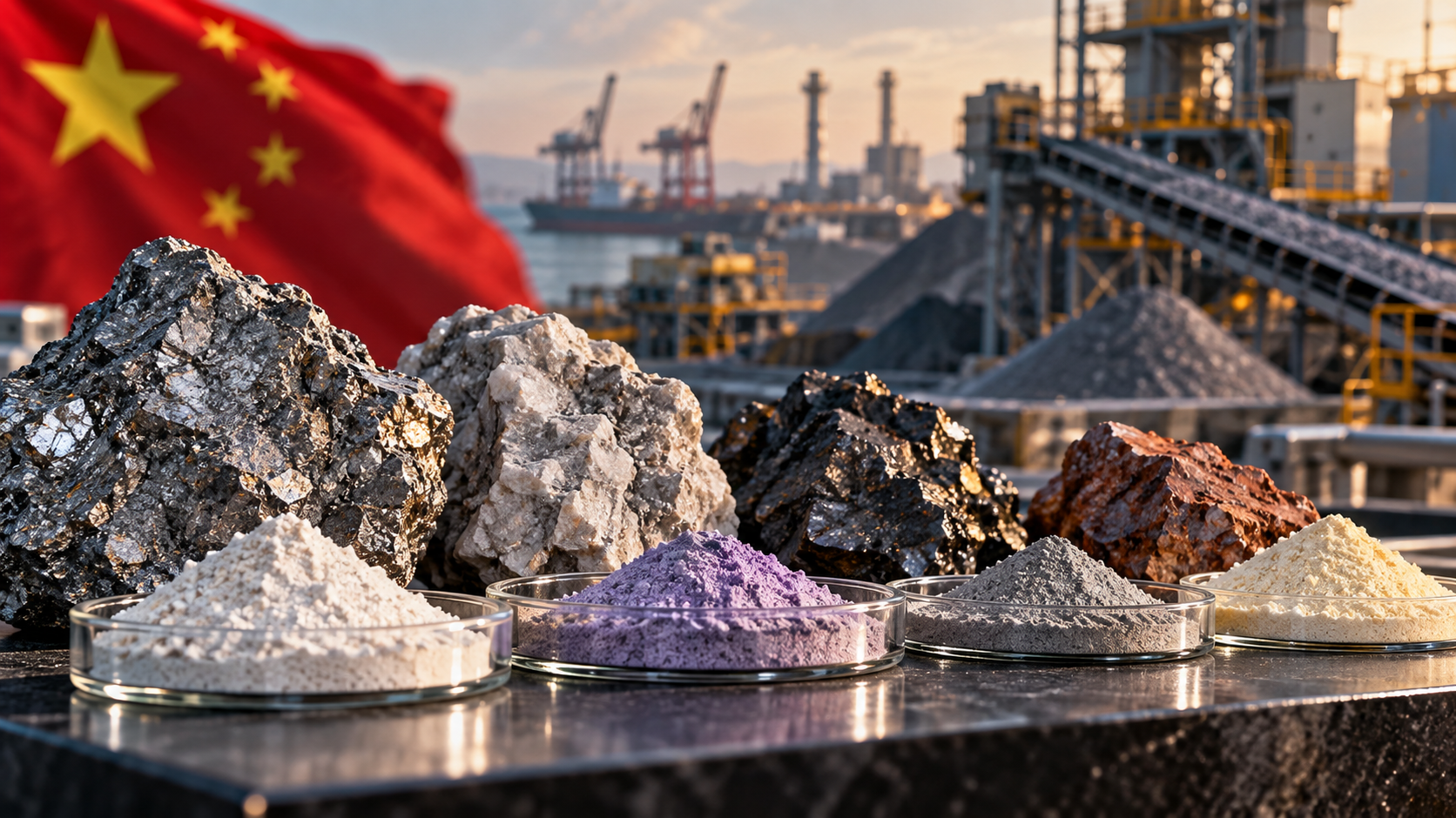 Critical minerals and rare-earth processing supply chain